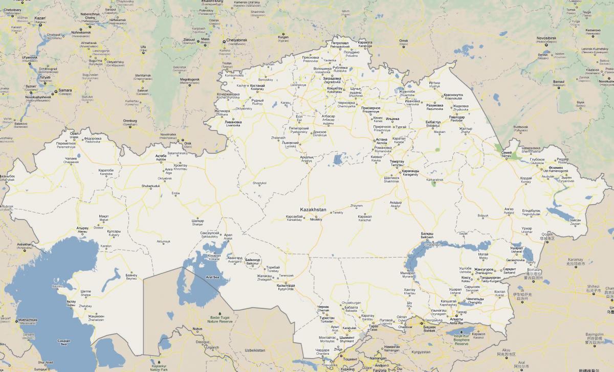 mapa de Casaquistán estrada